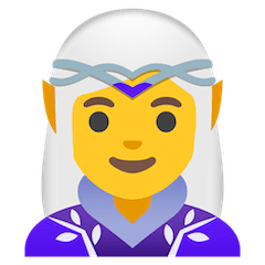 Mulher elfo Emoji Google Android, Chromebook