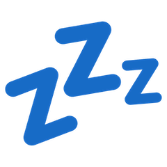 Symbole du sommeil on Google