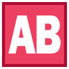 🆎 Blutgruppe AB Emoji auf HTC