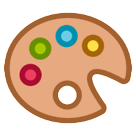 Artist Palette Emoji on HTC Phones