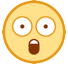 Erstauntes Gesicht Emoji HTC