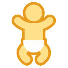 🚼 Symbole de bébé Émoji sur HTC