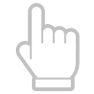 👆 Dorso da mão com dedo indicador apontando para cima Emoji nos HTC