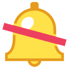 🔕 Campana barrata Emoji su HTC