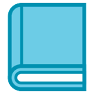📘 Libro di testo azzurro Emoji su HTC