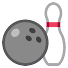 Bola de bowling e pinos Emoji HTC