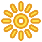 Símbolo de nivel de brillo alto Emoji HTC