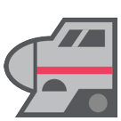 🚅 Treno ad alta velocità a punta di proiettile Emoji su HTC