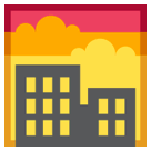 🌆 Paesaggio urbano al crepuscolo Emoji su HTC