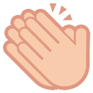 Klatschende Hände Emoji HTC
