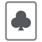 Kreuz (Kartenfarbe) Emoji HTC