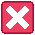 ❎ Piktogramm mit X Emoji auf HTC