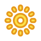 Símbolo de brillo bajo Emoji HTC