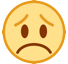 Cara de decepción Emoji HTC