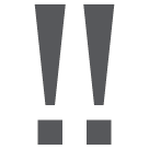 ‼️ Doppeltes Ausrufezeichen Emoji auf HTC