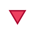 Triângulo a apontar para baixo Emoji HTC
