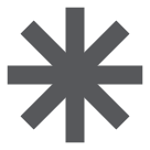 ✳️ 8-strahliges Sternchen Emoji auf HTC