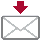Envelope com seta Emoji HTC