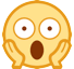 😱 Vor Angst schreiendes Gesicht Emoji auf HTC