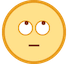 Cara con los ojos vueltos Emoji HTC
