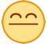 Cara de enfado resoplando Emoji HTC
