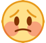 😳 Gesicht mit weit geöffneten Augen Emoji auf HTC