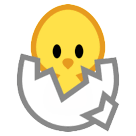 Pollito saliendo del huevo Emoji HTC