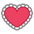 Adorno de corazón Emoji HTC