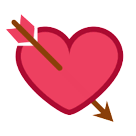 💘 Herz mit Pfeil Emoji auf HTC