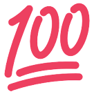 💯 100-Punkte-Symbol Emoji auf HTC