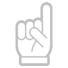 ☝️ Указательный палец, направленный вверх Эмодзи на телефонах HTC