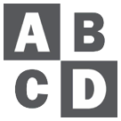 Símbolo de entrada con letras mayúsculas Emoji HTC