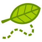 Blätter im Wind Emoji HTC