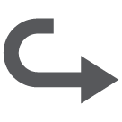 ↪️ Freccia ricurva rivolta verso destra Emoji su HTC