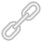 Símbolo de eslabón de cadena Emoji HTC