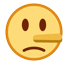 Lügendes Gesicht Emoji HTC