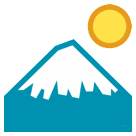 🗻 Berg Fuji Emoji auf HTC