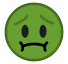 Cara de náuseas Emoji HTC