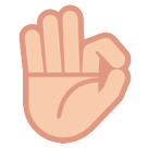 Sinal de OK com a mão Emoji HTC