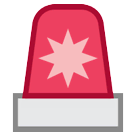 Rotes Blinklicht Emoji HTC