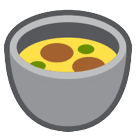 🍲 Schale mit Essen Emoji auf HTC