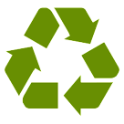 Recyclingsymbool on HTC
