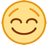 Erleichtertes Gesicht Emoji HTC
