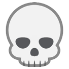 Skull Emoji on HTC Phones