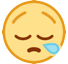 😪 Müdes Gesicht Emoji auf HTC