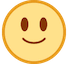 Leicht lächelndes Gesicht Emoji HTC