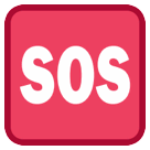 Sos चिह्न on HTC