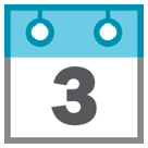 Calendario recortable Emoji HTC