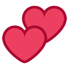 Zwei Herzen Emoji HTC