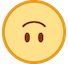 Umgedrehtes Gesicht Emoji HTC